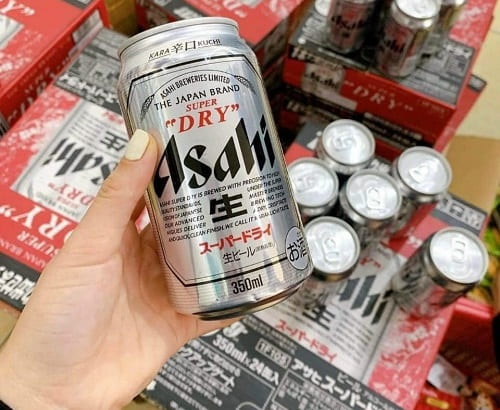 Review bia Asahi Super Dry 350ml thùng 24 lon-2