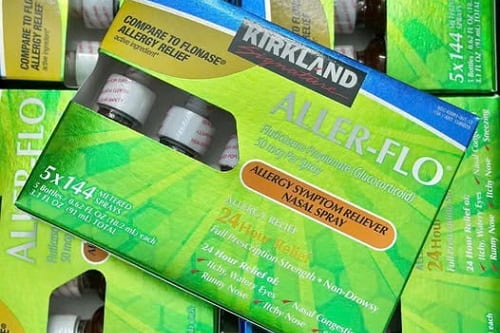 Thuốc xịt viêm xoang Kirkland Aller Flo thật giả cách phân biệt?-1