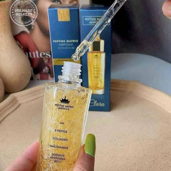 Review Clara Peptide Matrix Ampoule từ người dùng