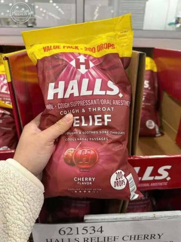 Đánh giá từ chuyên gia về kẹo ngậm Halls Relief
