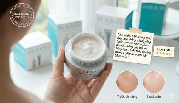 Rejuran Nutritive Cream review chi tiết từ người dùng thực tế