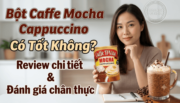 Bột Caffe Mocha Cappuccino Có Tốt Không? Review chi tiết