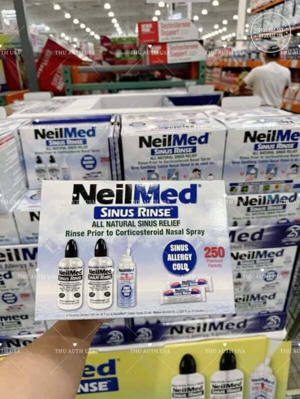 Bộ rửa mũi NeilMed Sinus Rinse gồm những gì?