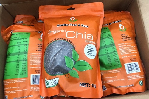 Hạt chia hữu cơ Healthy Food & Nuts Organic Chia Seeds review-1