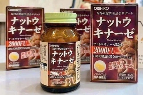 Viên uống chống tai biến đột quỵ Orihiro Nattokinase 2000FU review-1
