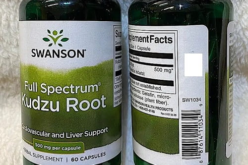 Viên uống cai rượu Swanson Kudzu Root thật giả cách phân biệt?-1