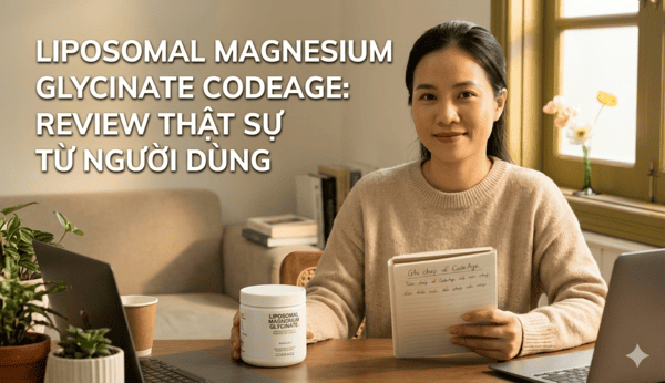 Liposomal Magnesium Glycinate CodeAge review thật sự từ người dùng