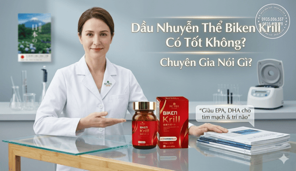 Dầu nhuyễn thể Biken Krill có tốt không? Chuyên gia nói gì