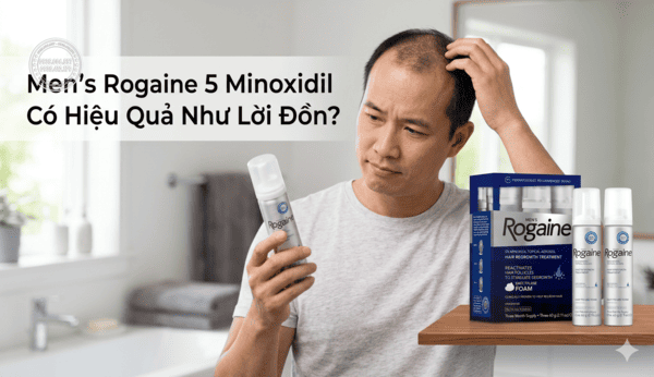 Men’s Rogaine 5 Minoxidil Có Hiệu Quả Như Lời Đồn?